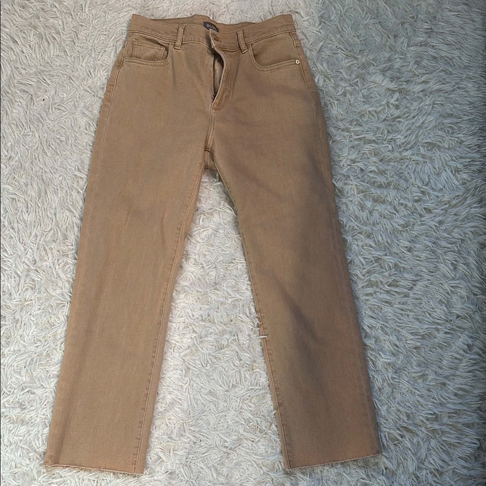 Levi's Tan Straight-Leg Jeans